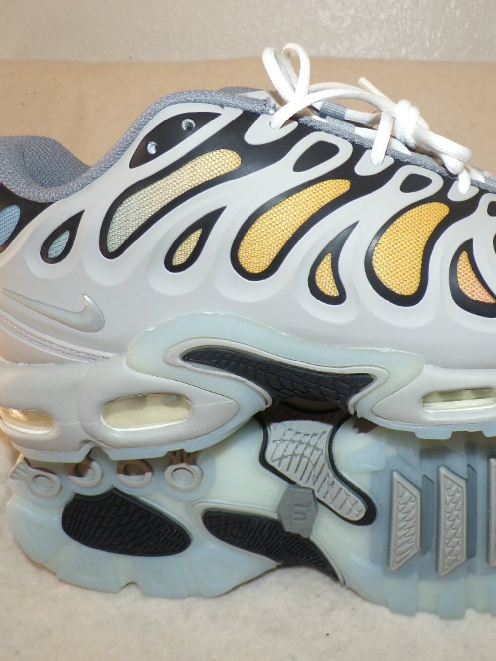 Nike Air Max Plus Drift LT Sneakers Smoke Grey/Black Men's Size 10.5 New